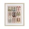 Stupell Industries Beatrice's Closet Shoes Framed Print Under Glass, design by Annabelle Hall